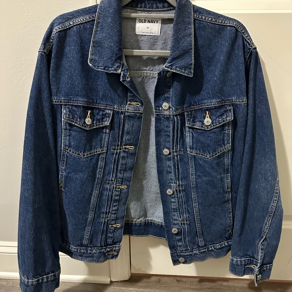 Old Navy Dark Blue Denim Jacket